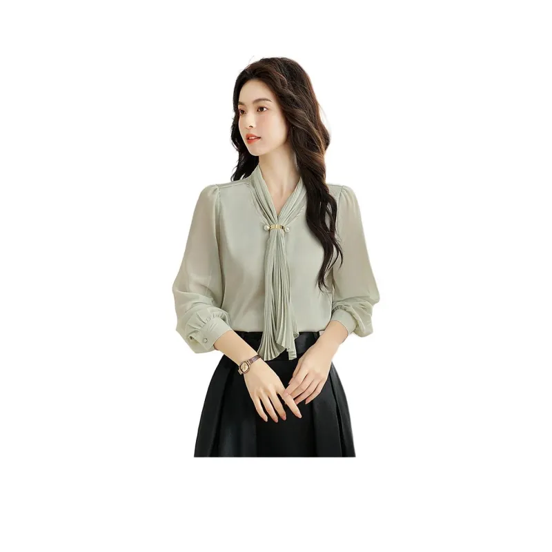 PLANE DRIFT Shirt Women's Light Green-2