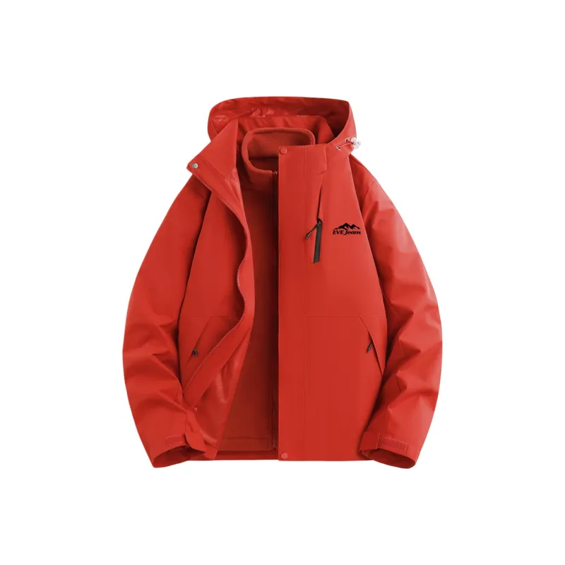 Yiwen Water Resistant Windproof Breathable Warm Windbreaker Jacket Unisex-12