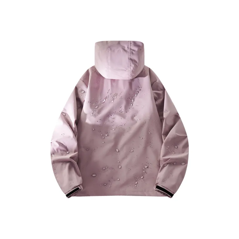 Yiwen Water Resistant Windproof Breathable Warm Windbreaker Jacket Unisex-19