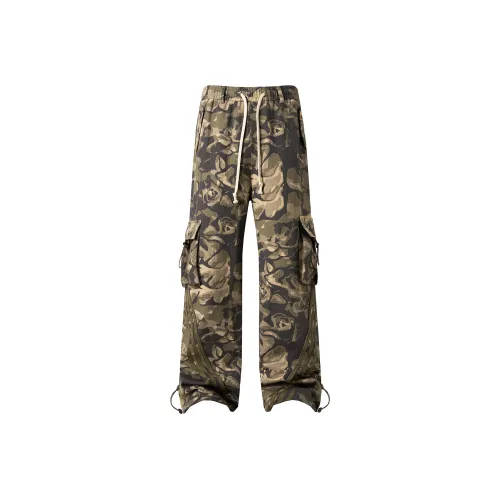 DOH STORE Cargo Pants Unisex Camouflage