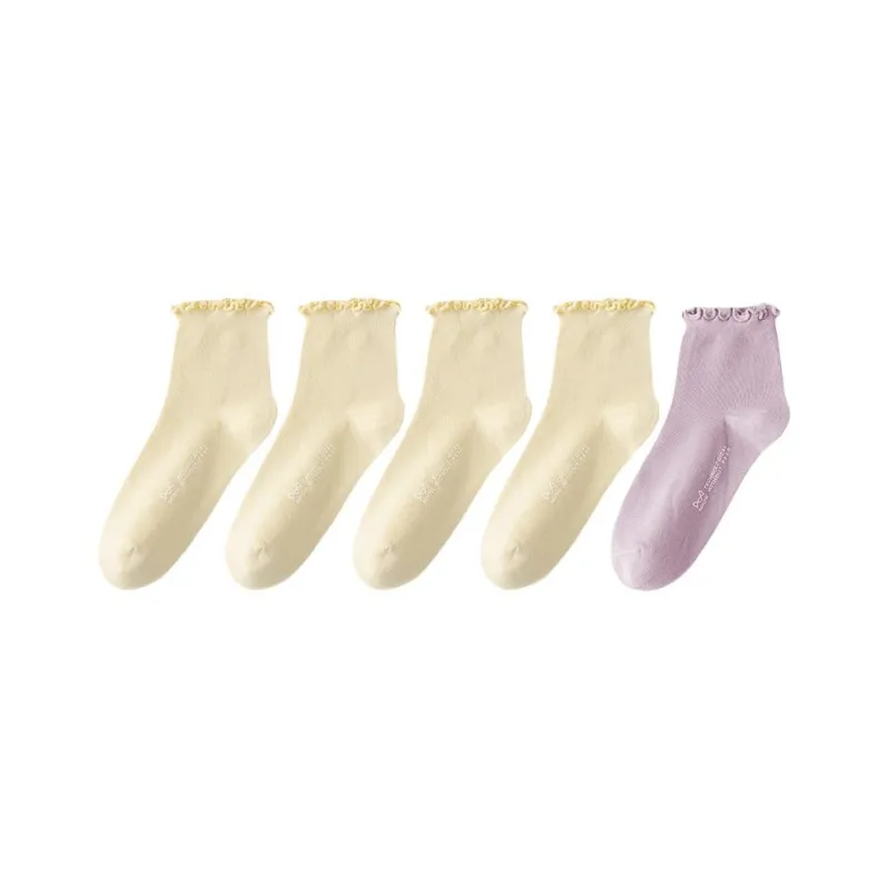 MIIOW Ankle Socks Women's 5 Pack-66