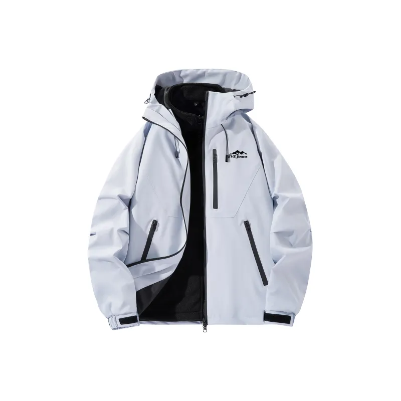 Yiwen Water Resistant Windproof Breathable Warm Windbreaker Jacket Unisex-2