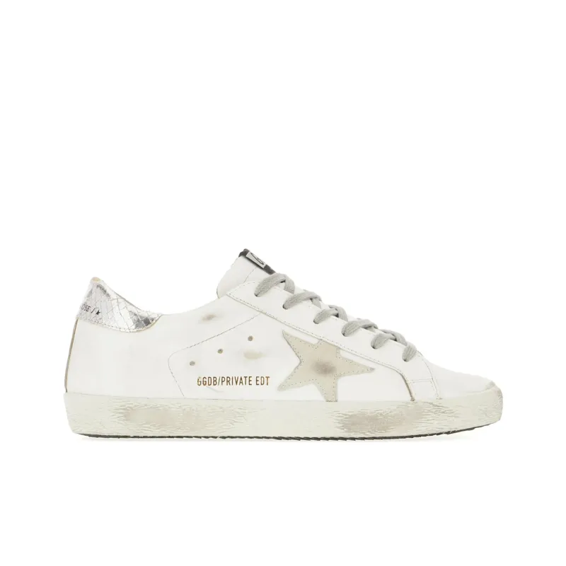 Golden Goose Superstar Silver Gold Mismatch Women's-1