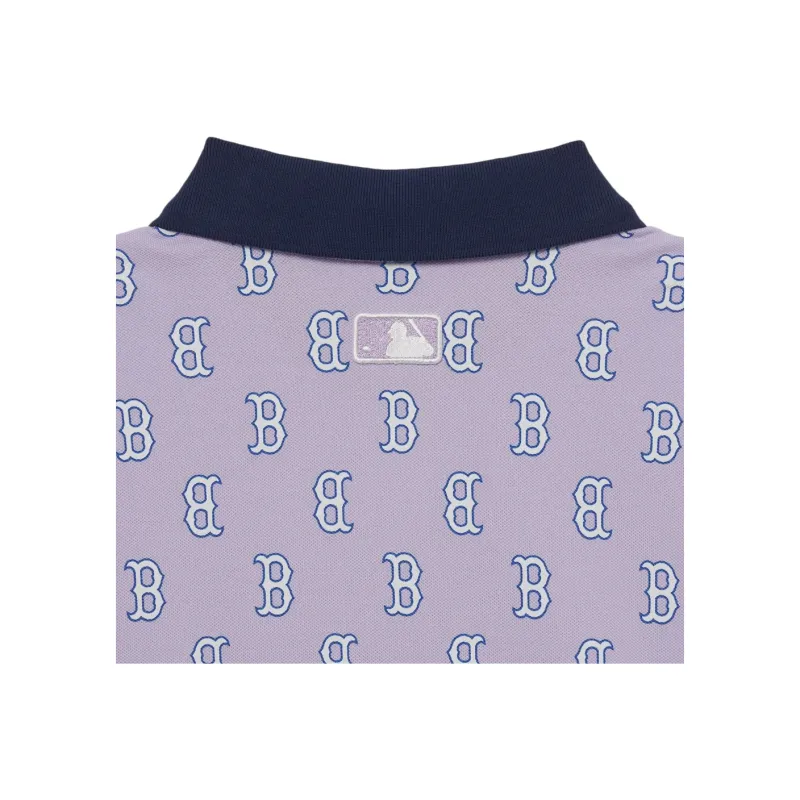 MLB Polo Shirts Women's Light Lavender Color-2