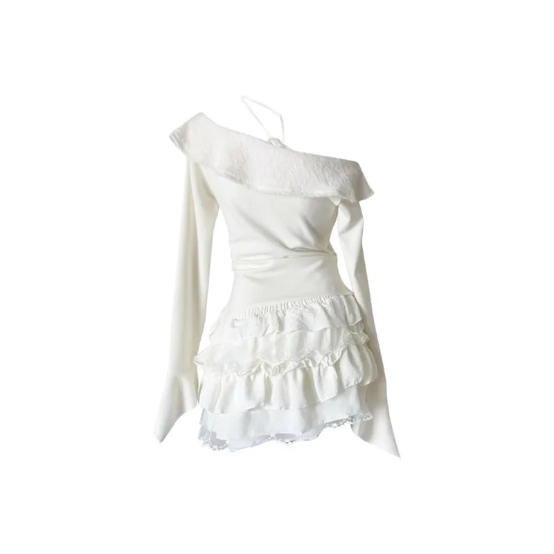 Nooidea Official Skirt Set Women's Milk White-1