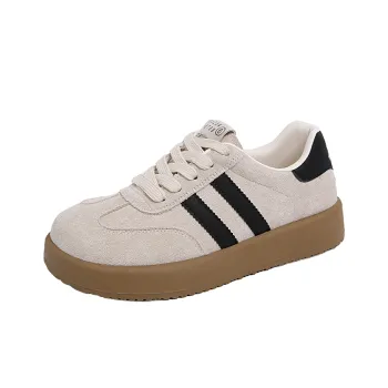 BANWEIDIYA Anti Slip And Wear Resistant Balance Height Increasing Low Top Skateboard Shoes Women's