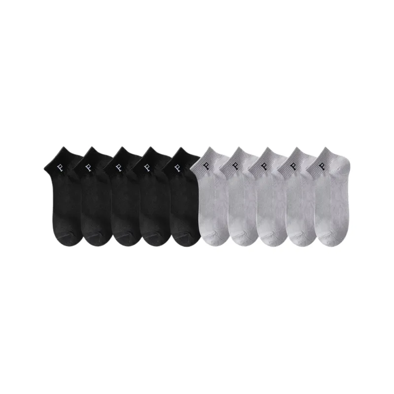 Cotton Gene Ankle Socks Men's 10 Pack-15