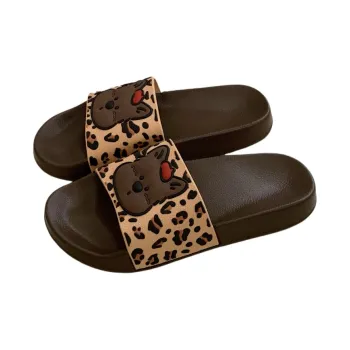 Thin Strips Slippers Women's, Brown