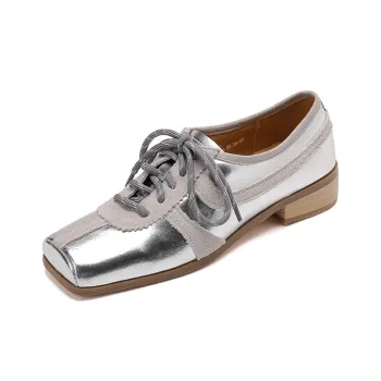 Hongyanglin Casual Single Shoes Women's Silver