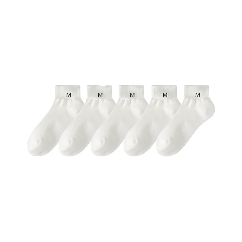 Cotton Gene Ankle Socks Men's 5 Pack-24