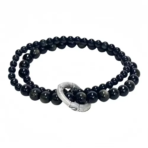 Noritake Obsidian Bracelets Unisex