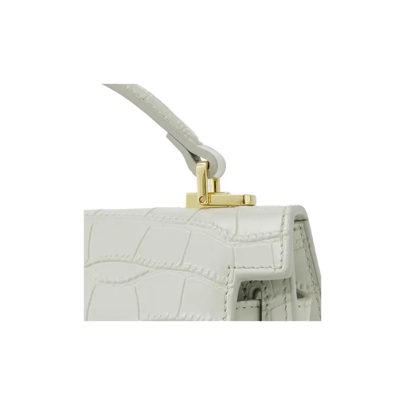 ELLE Crocodile Pattern Cow Leather Handbag Women's Multicolor-14