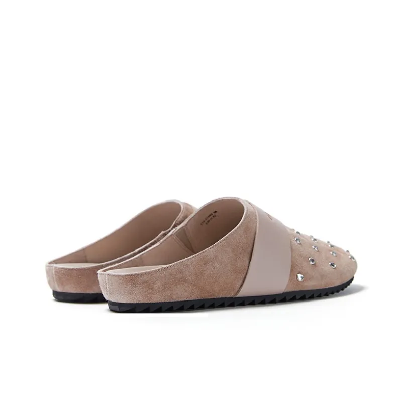 Marie Claire Rubber Sole Quiet Wrap toe Slippers Women's-7