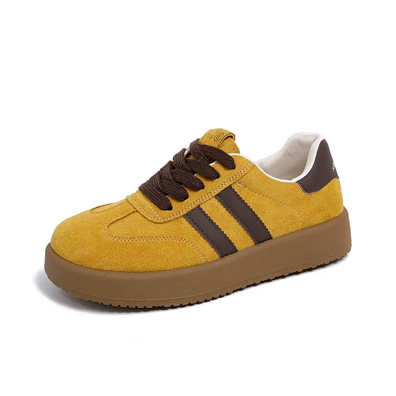 BANWEIDIYA Anti Slip And Wear Resistant Balance Height Increasing Low Top Skateboard Shoes Women's-4