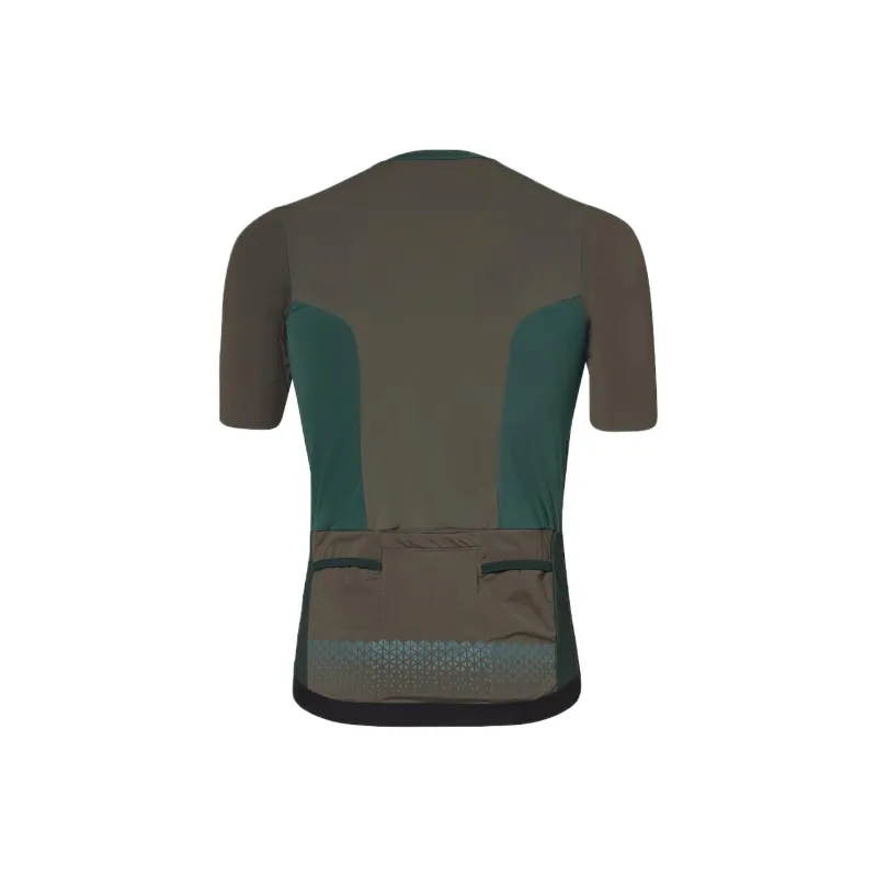 Oakley Point To Point Jersey Cycling Clothing Men's Dark Green-1
