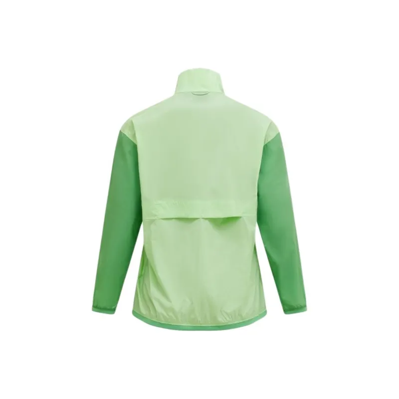 PEAK PERFORMANCE SS25 WIND CREW Sweatshirt Women's Dynamic Green/Midsummer Green-1