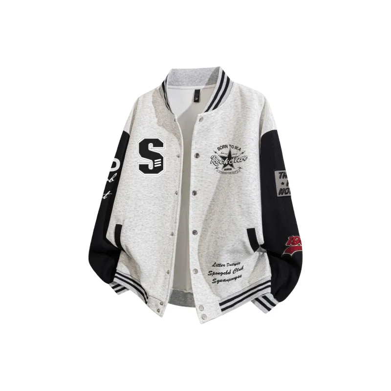 SPONGEBOB SQUAREPANTS Baseball Jacket Unisex-2