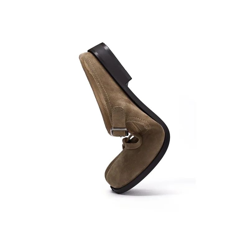 Marie Claire Slip Resistant Wrap toe Slippers Women's Basil Khaki-4