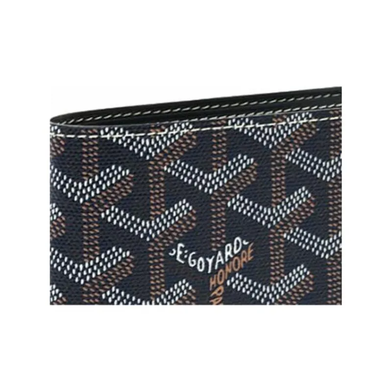 GOYARD Blend Wallet Small Size Unisex Marine Blue-3