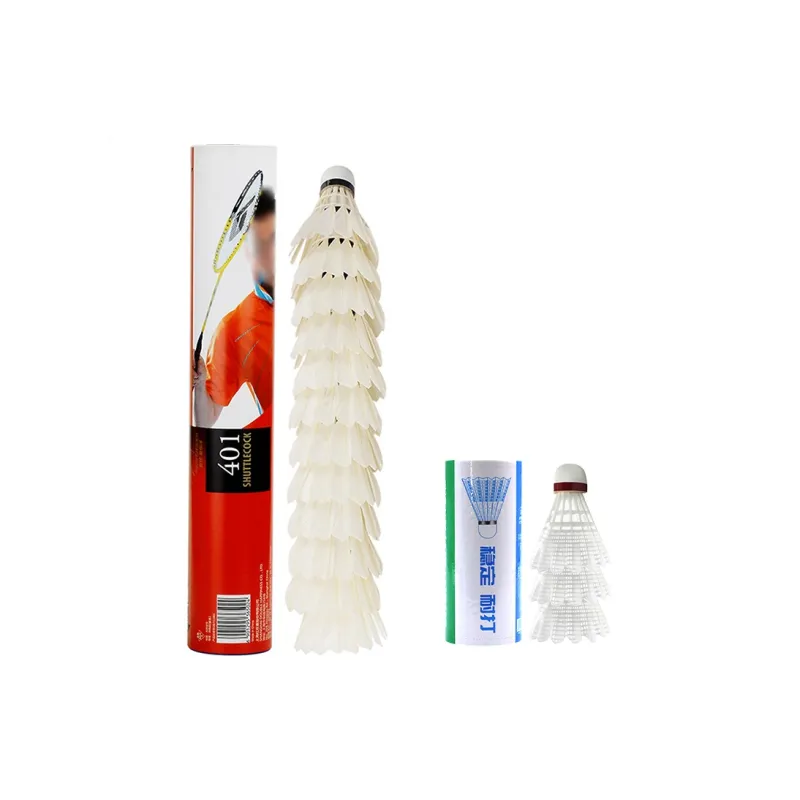 DHS 12 Pack Goose Feather Shuttlecocks-4