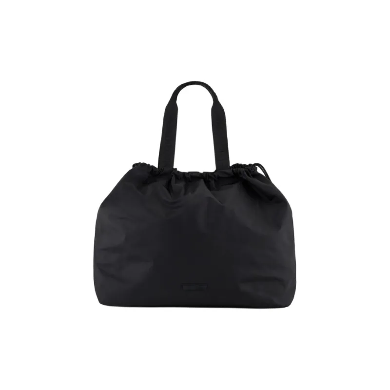 EMPORIO ARMANI Polyester Tote Bag, Shopping Bag, Handbag Tubas Women's Black-2
