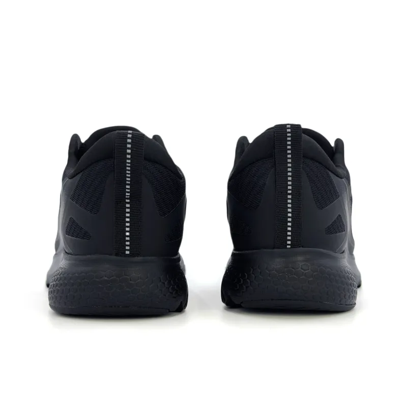 Sauz Anti Slip And Wear Resistant Breathable Low Top Casual Running Shoes Unisex Black-4