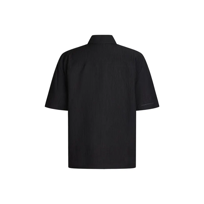 MANGANO Shirt Men's Black Comes With Brand Shopping Bag-1