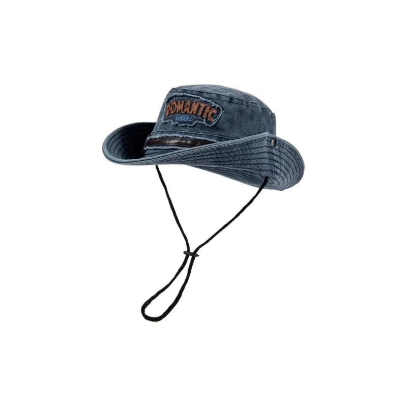 SLEEPYWALK Denim Bucket Hats Unisex-5