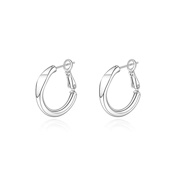 GUDUD Simple And Elegant Earrings Women's-0