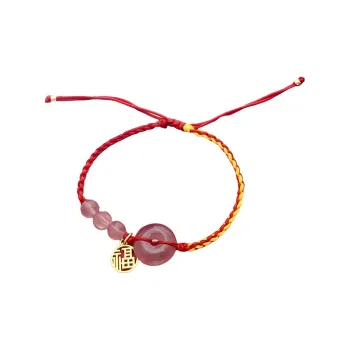 KAiLA Strawberry Quartz Bracelets Women's