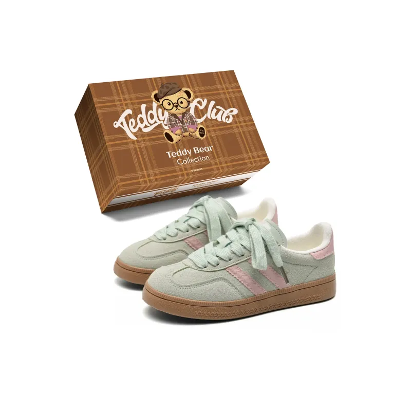 Teddy Bear Collection Low Top Skateboard Shoes Women's-6