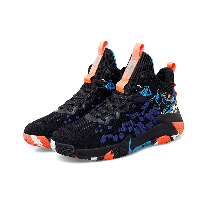 AMICNIEGD Anti Slip And Wear Resistant Water Resistant Low Top Basketball Shoes Unisex-2