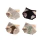 Gray White+Black+Brown+Light Green (4-3)