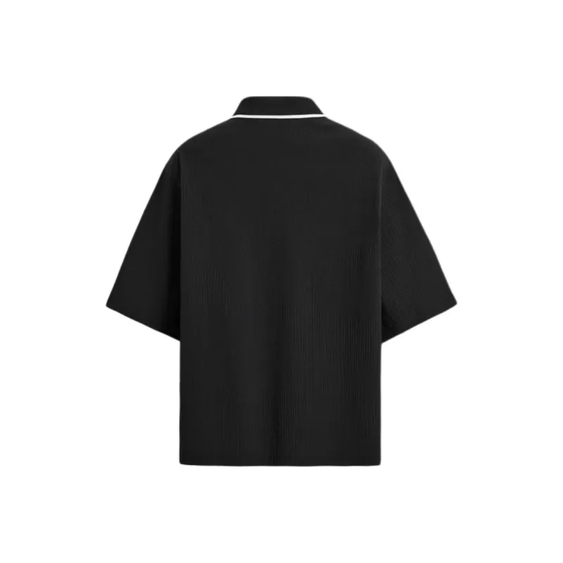 ZARA Polo Shirts Men Black-1