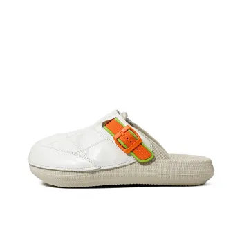 NANJIREN Abrasion Resistant Slip Resistant Wrap toe Slippers Unisex Beige Green Orange