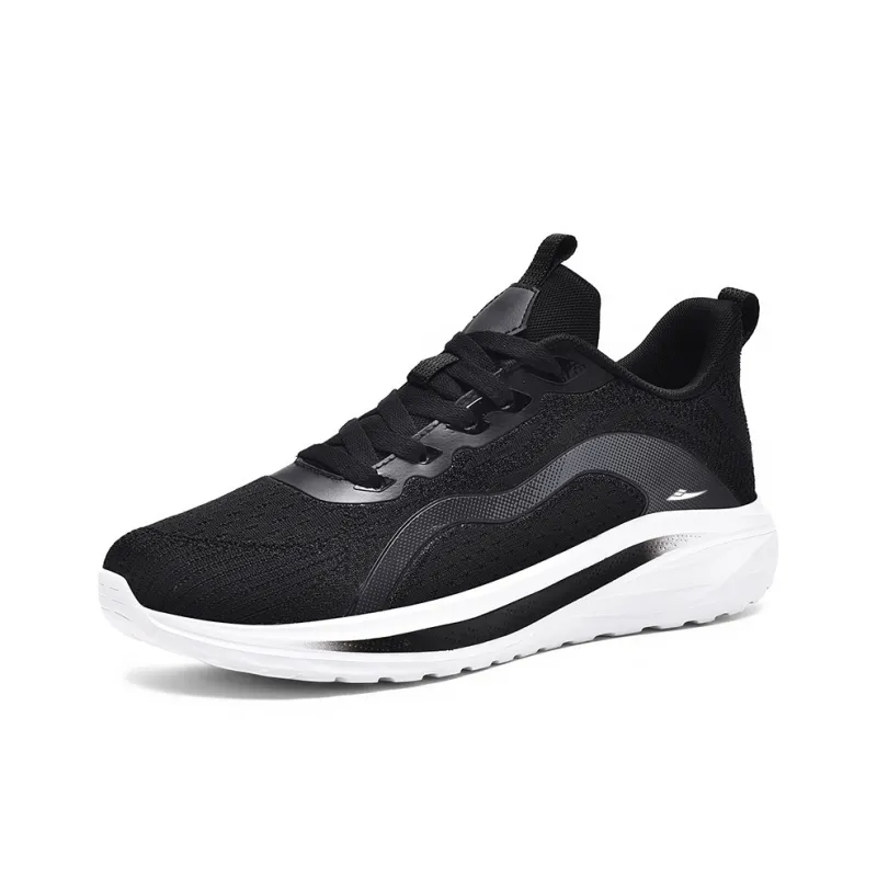 Kuding Casual Shoes Men Low Top Orange Moon/Black/Black White-11