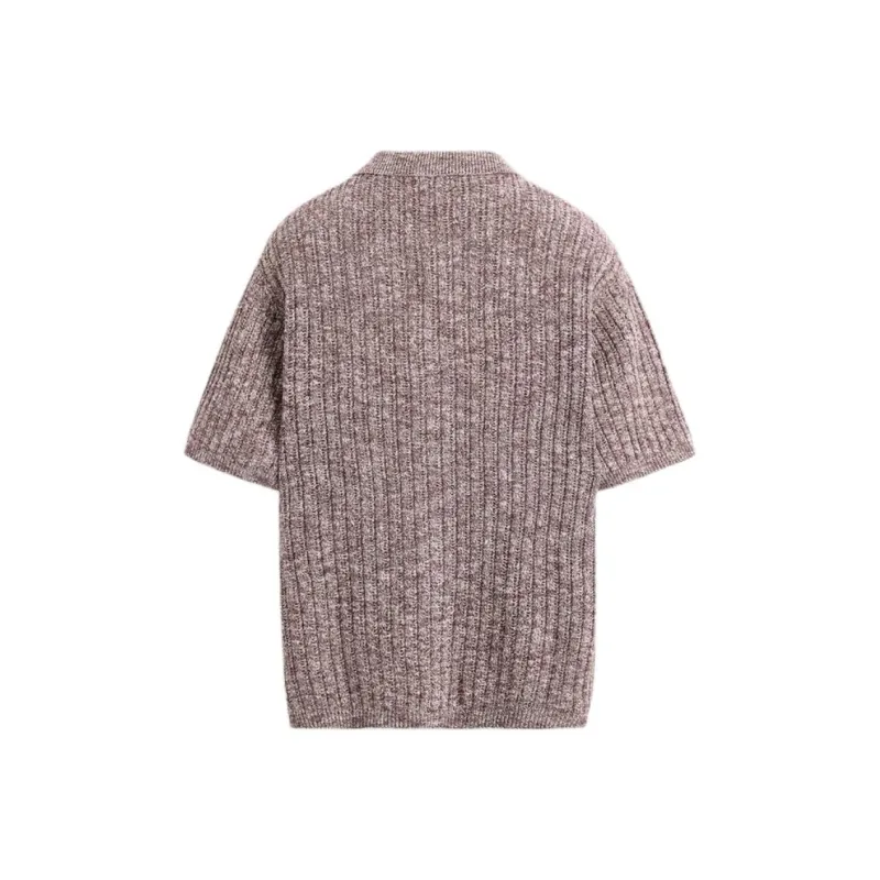 ZARA Shirts Men Burgundy Red-1