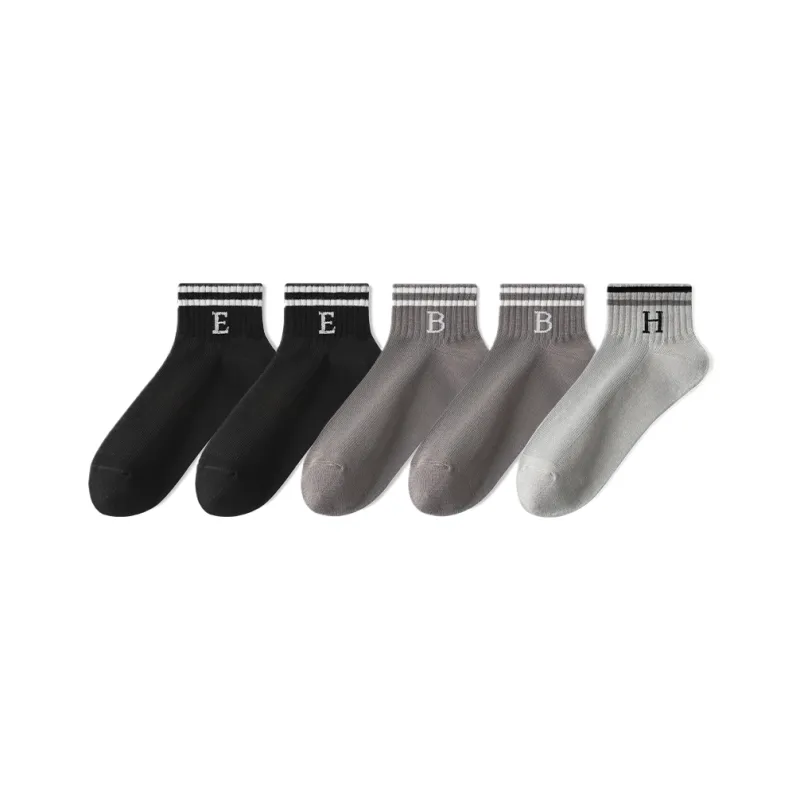 Cotton Gene Ankle Socks Men's 5 Pack-6