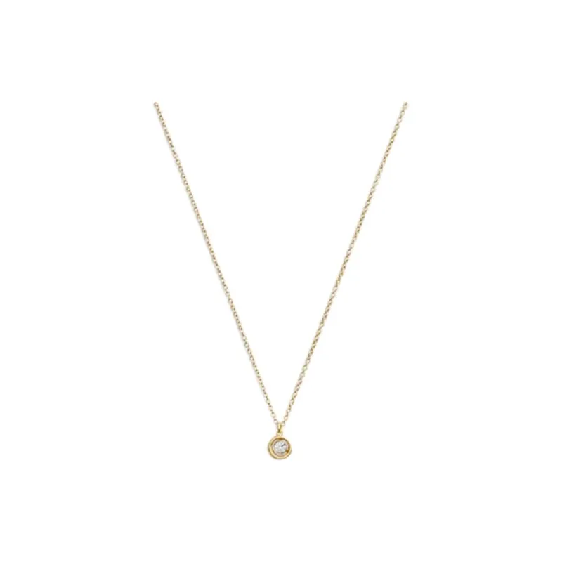COACH Brass, Glass, Cubic Zirconia Necklaces Women's Gold-2