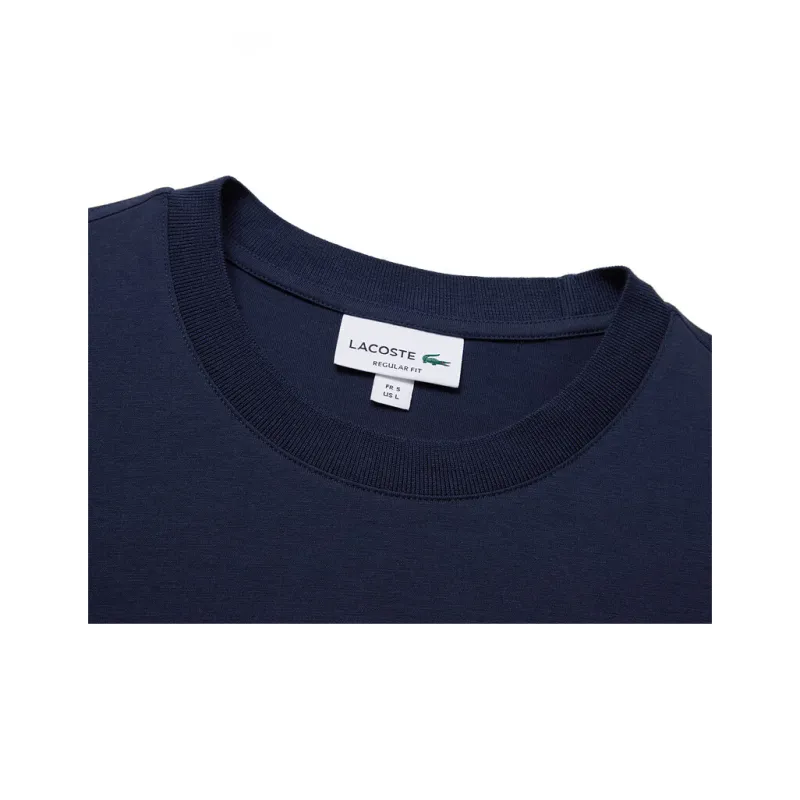 LACOSTE SS22 T Shirt Men's Navy Blue-4