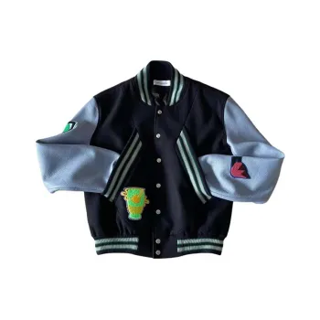 Universal Templates Baseball Jacket Unisex Navy Blue