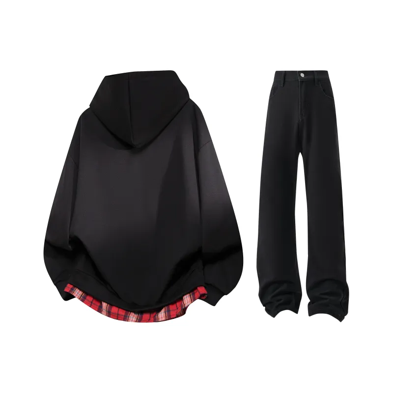 THREEAGAINTHR33 Sweatshirt Set Unisex-1