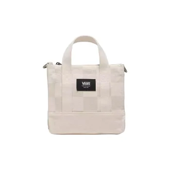 Vans Pattern Tote Bag Shopping Bag Crossbody One Shoulder Handbags Mini Unisex Oat Beige
