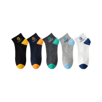 Cotton Gene Ankle Socks Men's 5 Pack