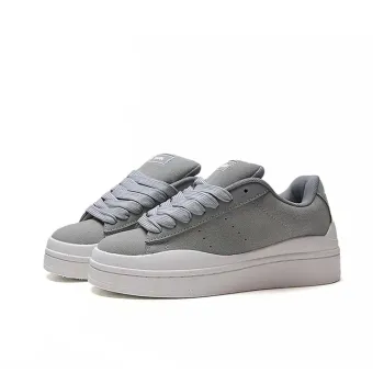 WJA Slip Resistant Cushioning Impact Resistance Wear Resistant Lightweight Low Top Skateboard Shoes Women's Gray