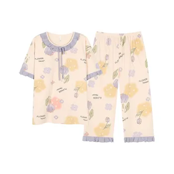 Pretty Lady Pajama Set Women's Purple Tulip
