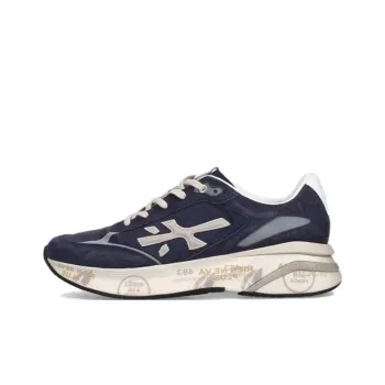 PREMIATA Moerun Low Top Casual Shoes Men's Dark Blue