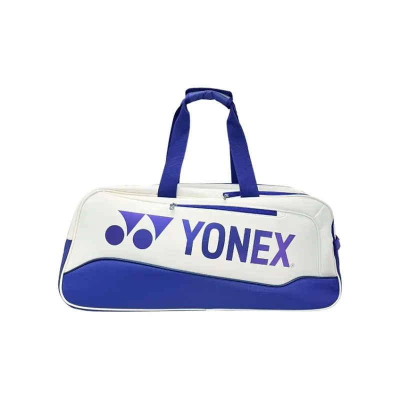 YONEX Badminton Racket Bags Fits 5 Pieces Casual, Sports Crossbody Bag White Dark Blue Unisex-2
