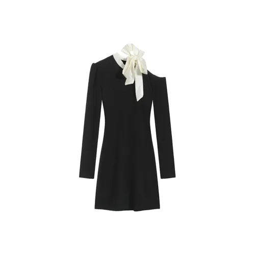 Long Sleeved Dress Women's Black