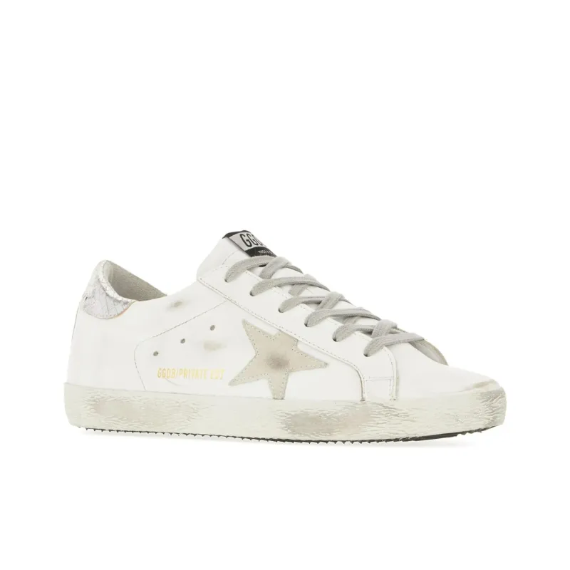 Golden Goose Superstar Silver Gold Mismatch Women's-2